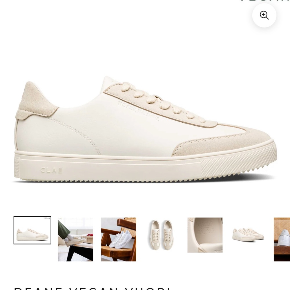 Vuori Clae off-white sneakers